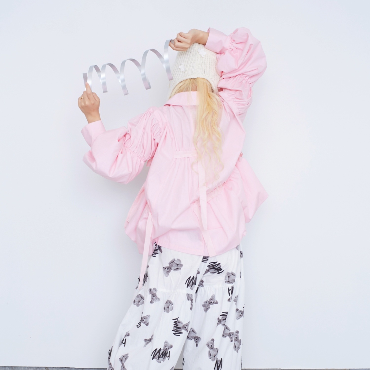 ●frankygrow GATHERED BALLOON BLOUSE F2 