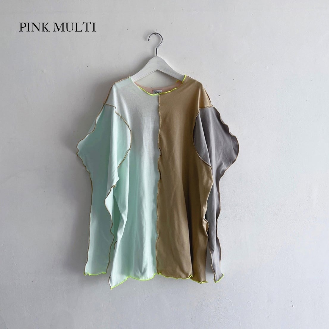 [30%OFF]frankygrow MULTI COLOR LS TEE / F2 大人サイズ BLACK/PINK