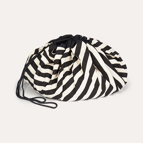 Play and Go プレイマット&おかたづけマット stripe black