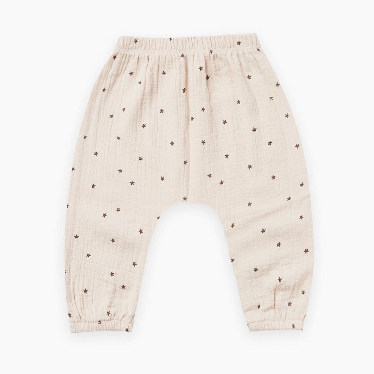 [30%off] Quincy Mae オーガニックコットン WOVEN HAREM PANT  [ネコポス対応可] NATURAL 70-80/80-90