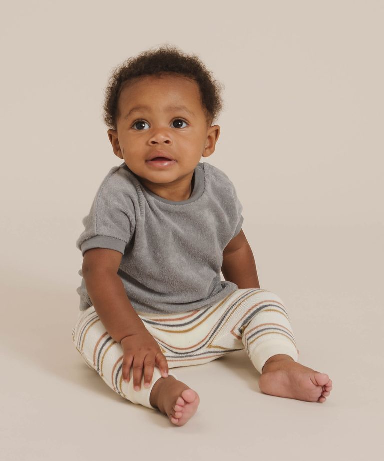 [30%off] Quincy Mae オーガニックコットン WOVEN HAREM PANT  [ネコポス対応可] NATURAL 70-80/80-90