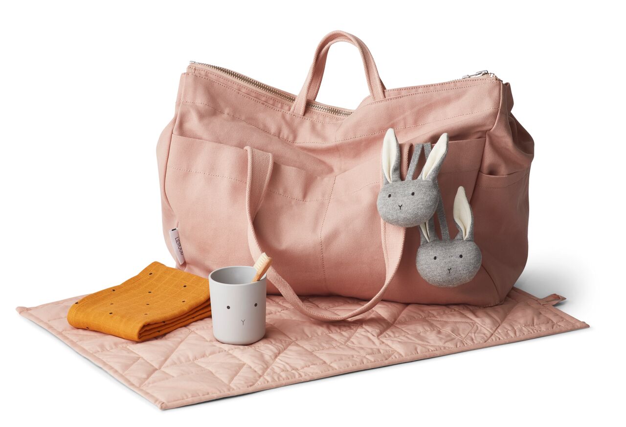 LIEWOOD デンマークから Villum / Plate / 2pack - Rabbit dumbo grey ラビットプレート2点セット