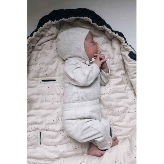 [30%OFF] Konges Slojd Nemuri Sleepingbag, Navy organic cotton ベビーカー装着用 フットマフ