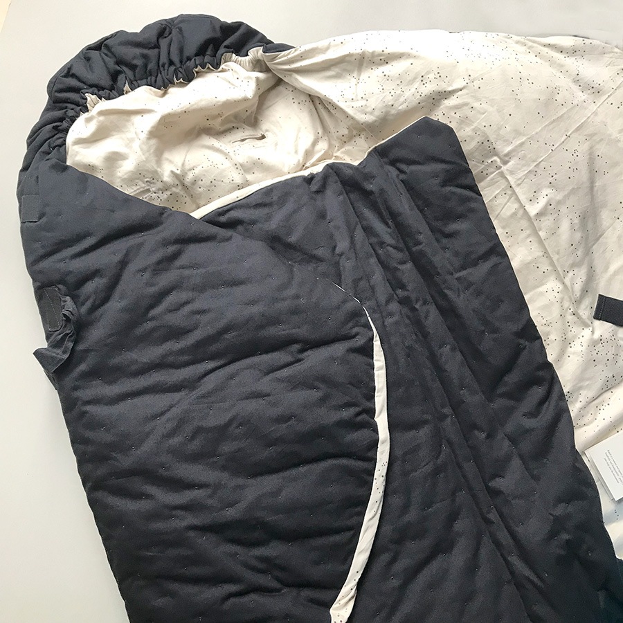 [30%OFF] Konges Slojd Nemuri Sleepingbag, Navy organic cotton ベビーカー装着用 フットマフ