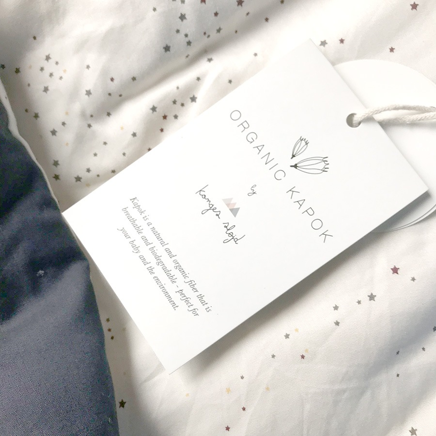 [30%OFF] Konges Slojd Nemuri Sleepingbag, Navy organic cotton ベビーカー装着用 フットマフ