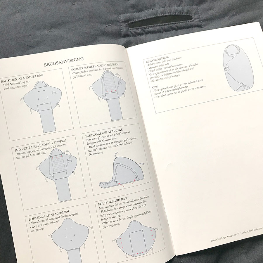 [30%OFF] Konges Slojd Nemuri Sleepingbag, Navy organic cotton ベビーカー装着用 フットマフ