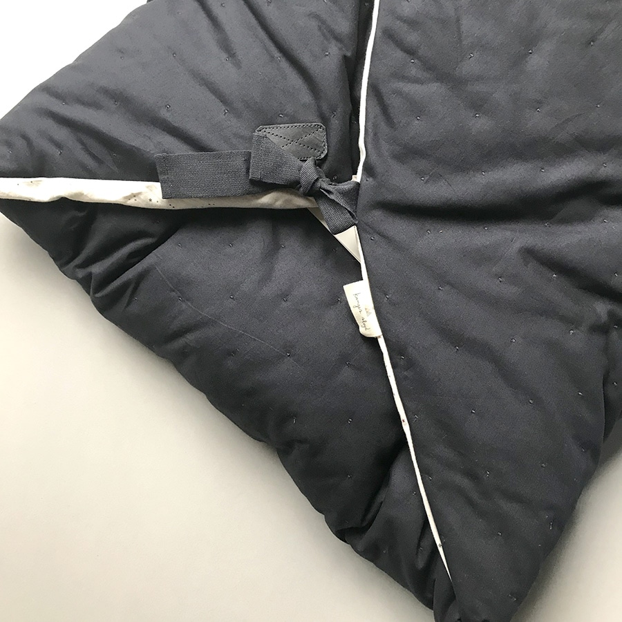 [30%OFF] Konges Slojd Nemuri Sleepingbag, Navy organic cotton ベビーカー装着用 フットマフ