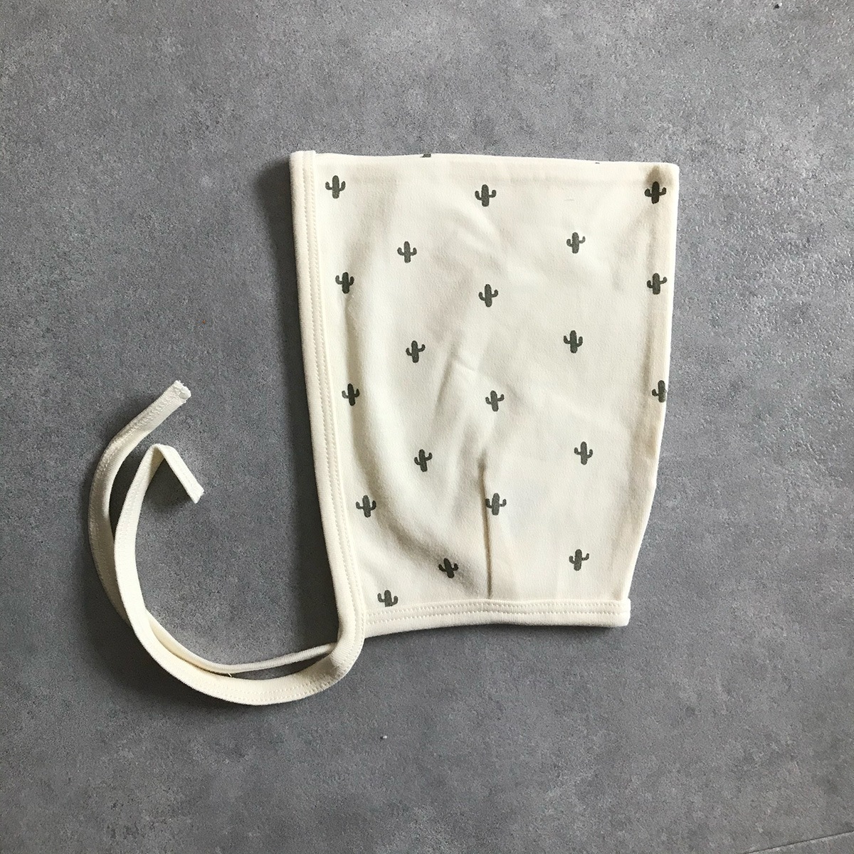 Quincy Mae  PIXIE BONNET | CACTUS / BASIL  [ネコポス対応可] 6ヶ月 / 1歳