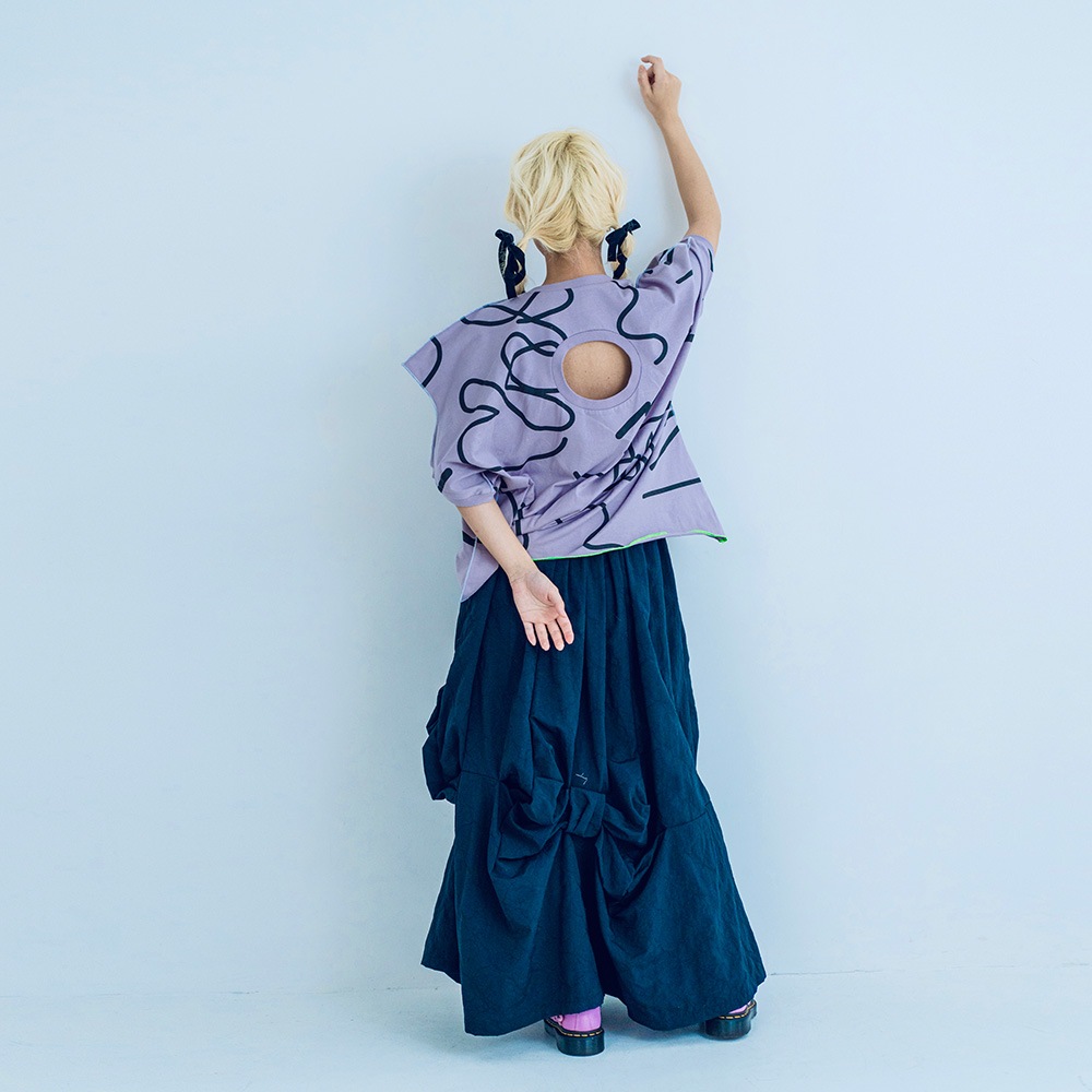 [50%off] frankygrow BEAR STITCH RIBBON SKIRT サイズF1/F2