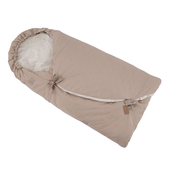 [30%OFF] Konges Slojd Nemuri Sleepingbag, Brown organic cotton ベビーカー装着用 フットマフ