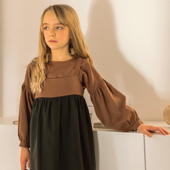 [LAST1 70%OFF] From Spain mimapi MIMAS SHIRT 100-110/110-120/120-130 ブラウン/ホワイト/ブルー