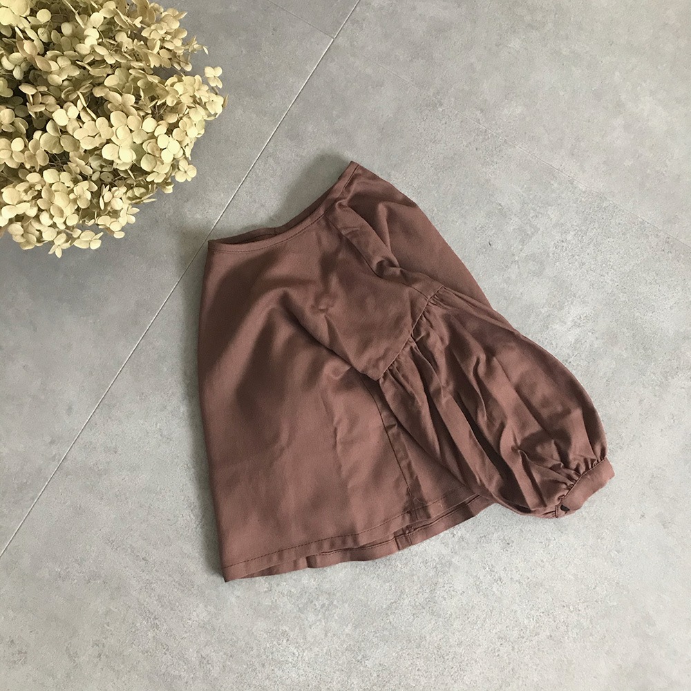 [LAST1 70%OFF] From Spain mimapi MIMAS SHIRT 100-110/110-120/120-130 ブラウン/ホワイト/ブルー