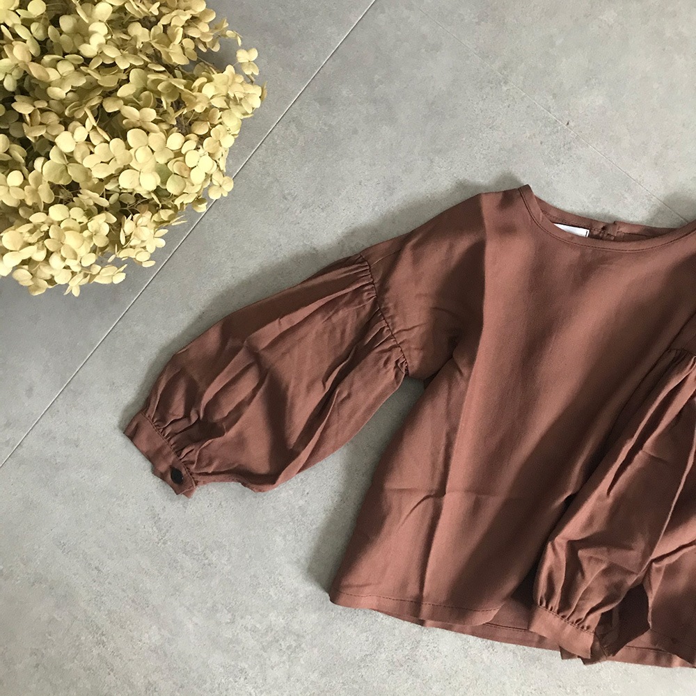 [LAST1 70%OFF] From Spain mimapi MIMAS SHIRT 100-110/110-120/120-130 ブラウン/ホワイト/ブルー