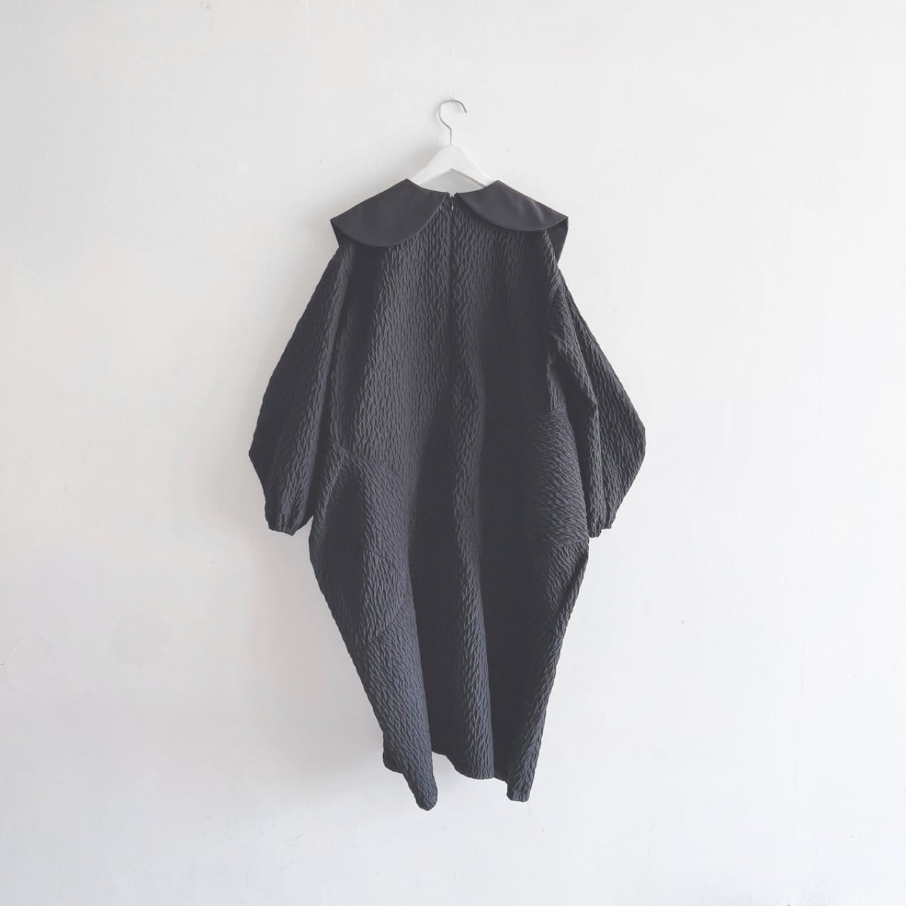 再値下げ[50%OFF] frankygrow MATELASSE JQ ROUND COLLAR DRESS / F2