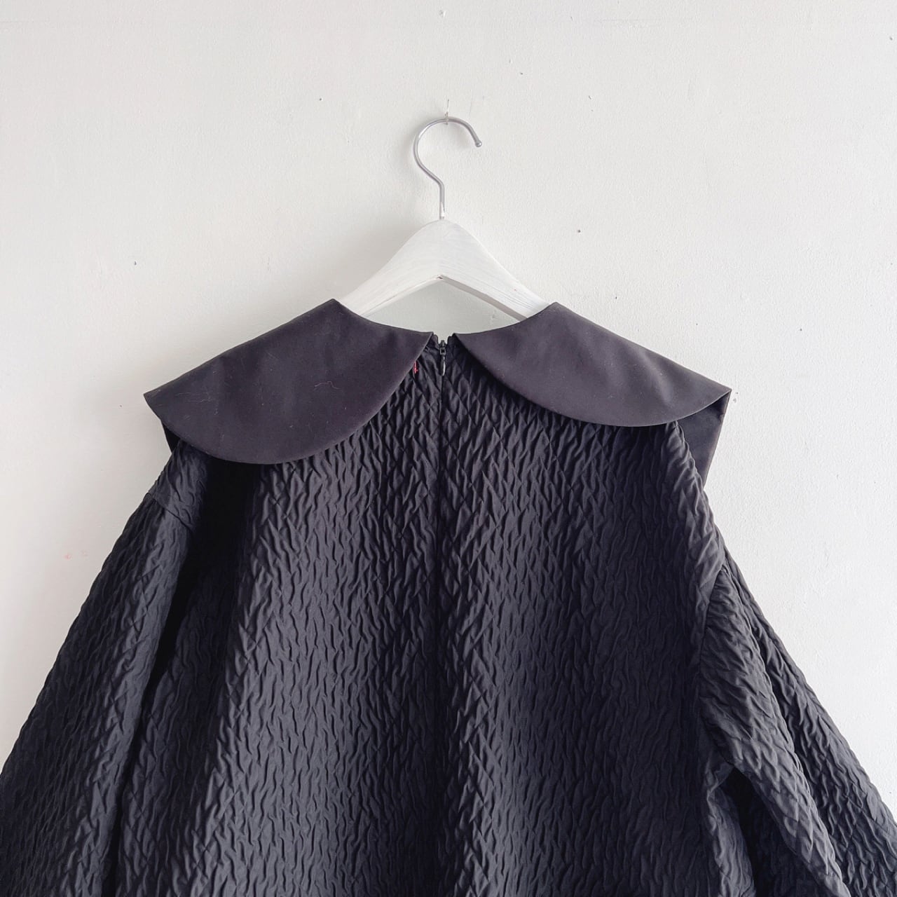 再値下げ[50%OFF] frankygrow MATELASSE JQ ROUND COLLAR DRESS / F2