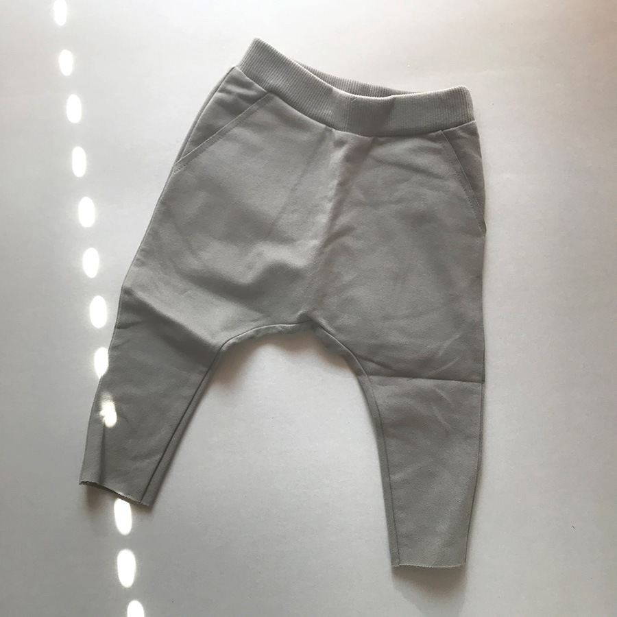[50%OFF] From Netherlands Little HEDONIST LOU Baggy Pants WARM GREY 74/86 organic cotton