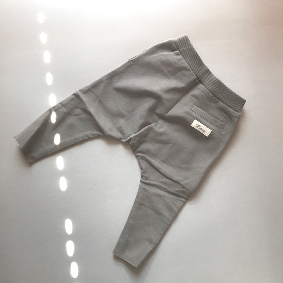 [50%OFF] From Netherlands Little HEDONIST LOU Baggy Pants WARM GREY 74/86 organic cotton