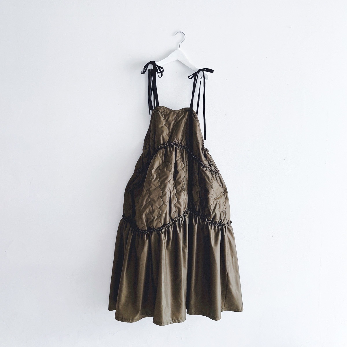 [50%OFF] frankygrow GURUGURU QUILTING JUMPER SKIRT / F2