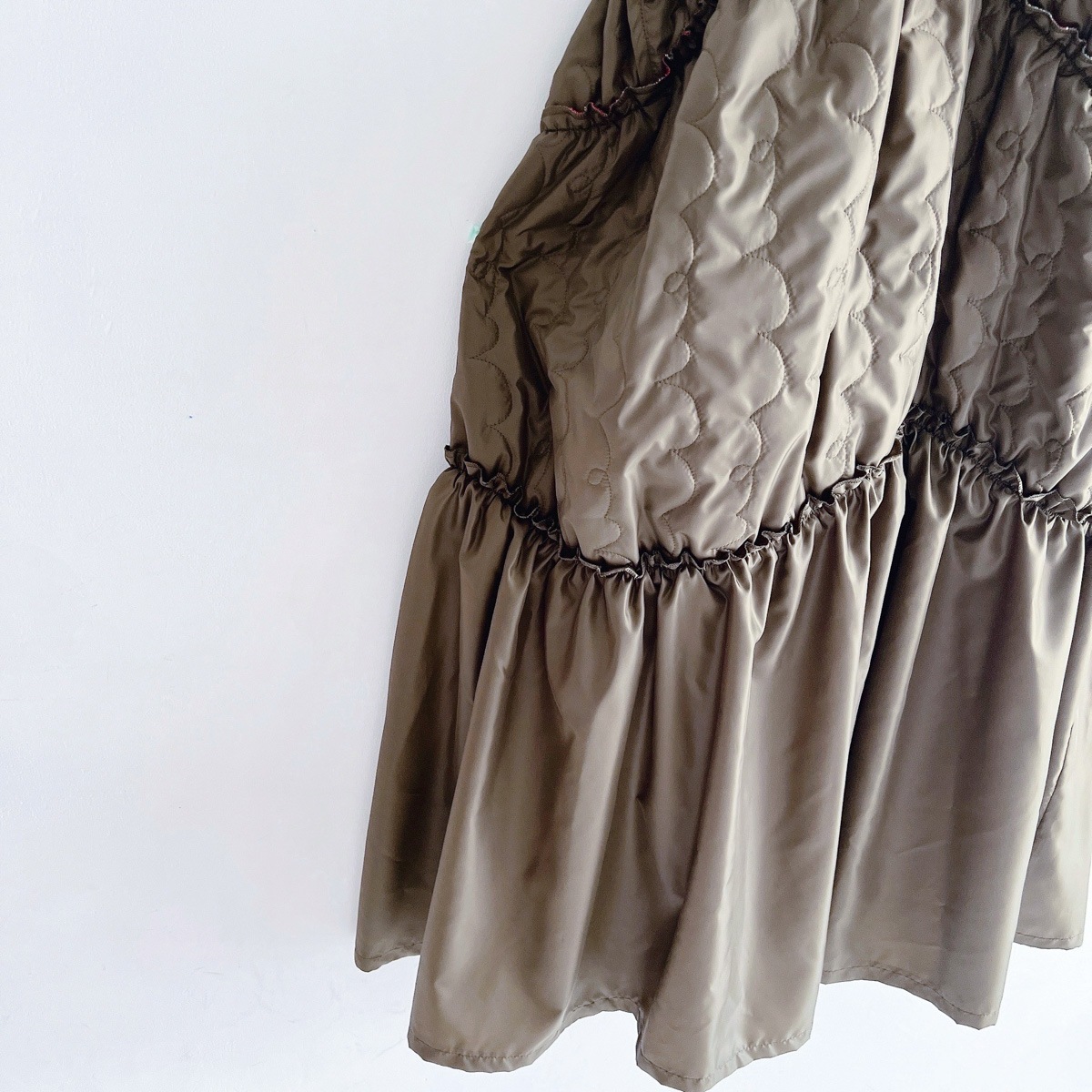 [50%OFF] frankygrow GURUGURU QUILTING JUMPER SKIRT / F2