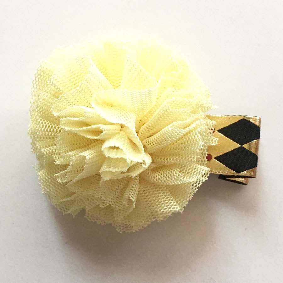 CHATOY チュールヘアピン B イエロー