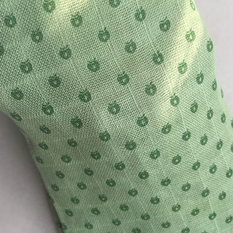 デンマークから Smafolk オーガニックコットン 大判ガーゼクロス 【クリックポスト可】 Burp Cloth mini apples ライトグリーン 70×70cm お風呂上りやプールにも