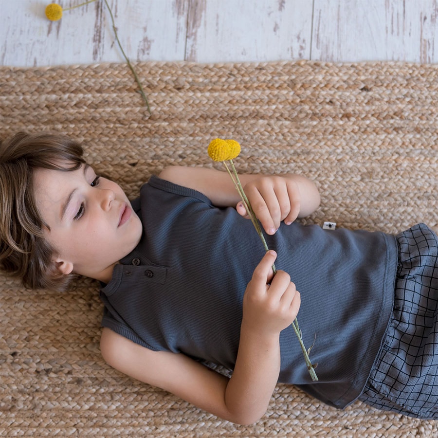 ● From spain MY LITTLE COZMO TOP FRANCIS37  オーガニック ORGANIC/カラーTILE 80/90 My Little Cozmo\トップス