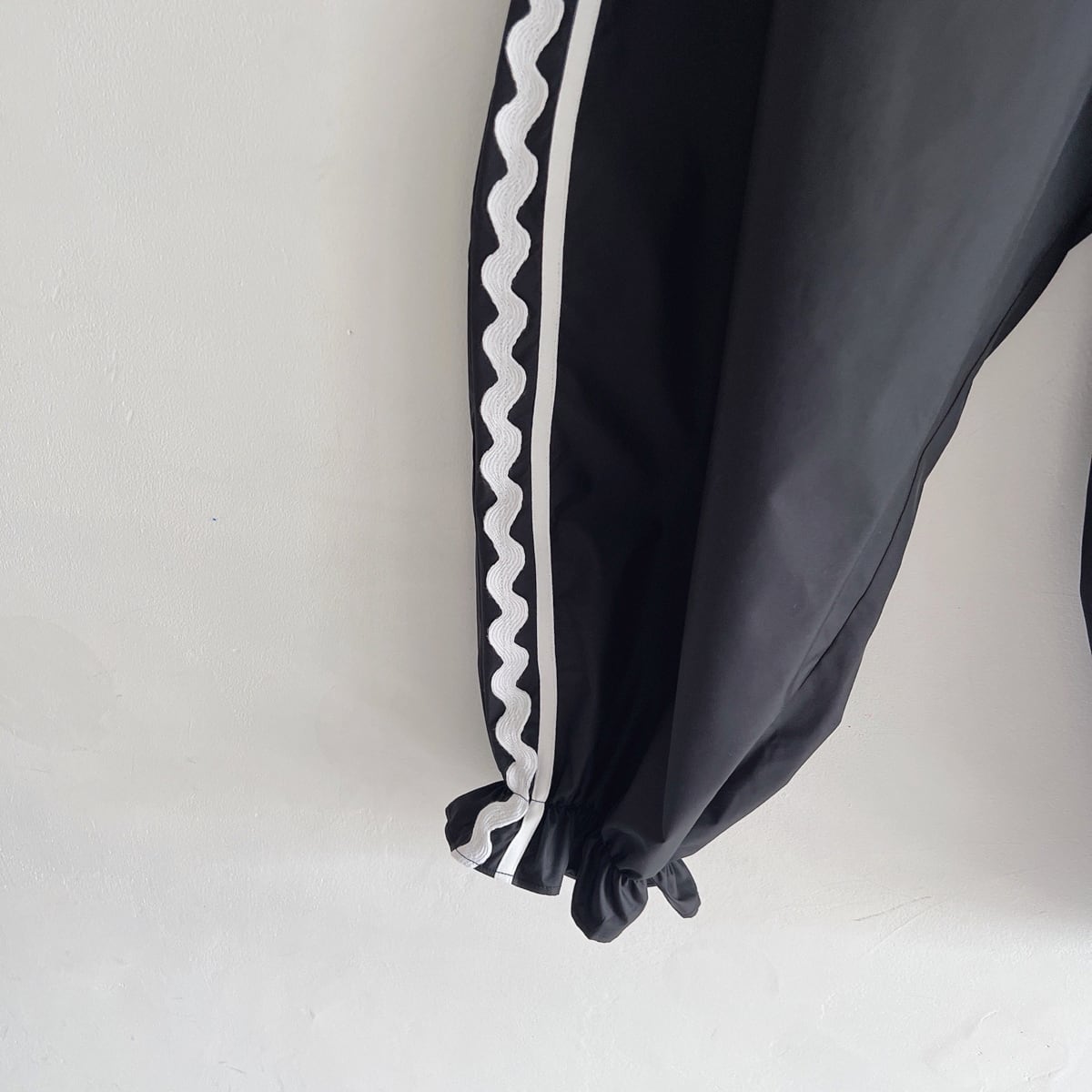 ●frankygrow SIDE LINE PE PANTS / GY/BK F2