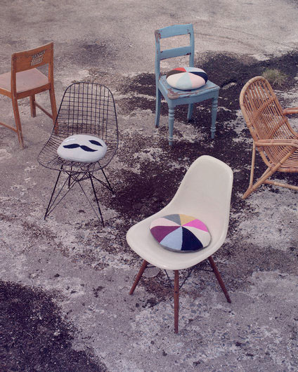 LUCKYBOYSUNDAY ラッキーボーイサンデー favourite place pillow / grey おうちのクッション