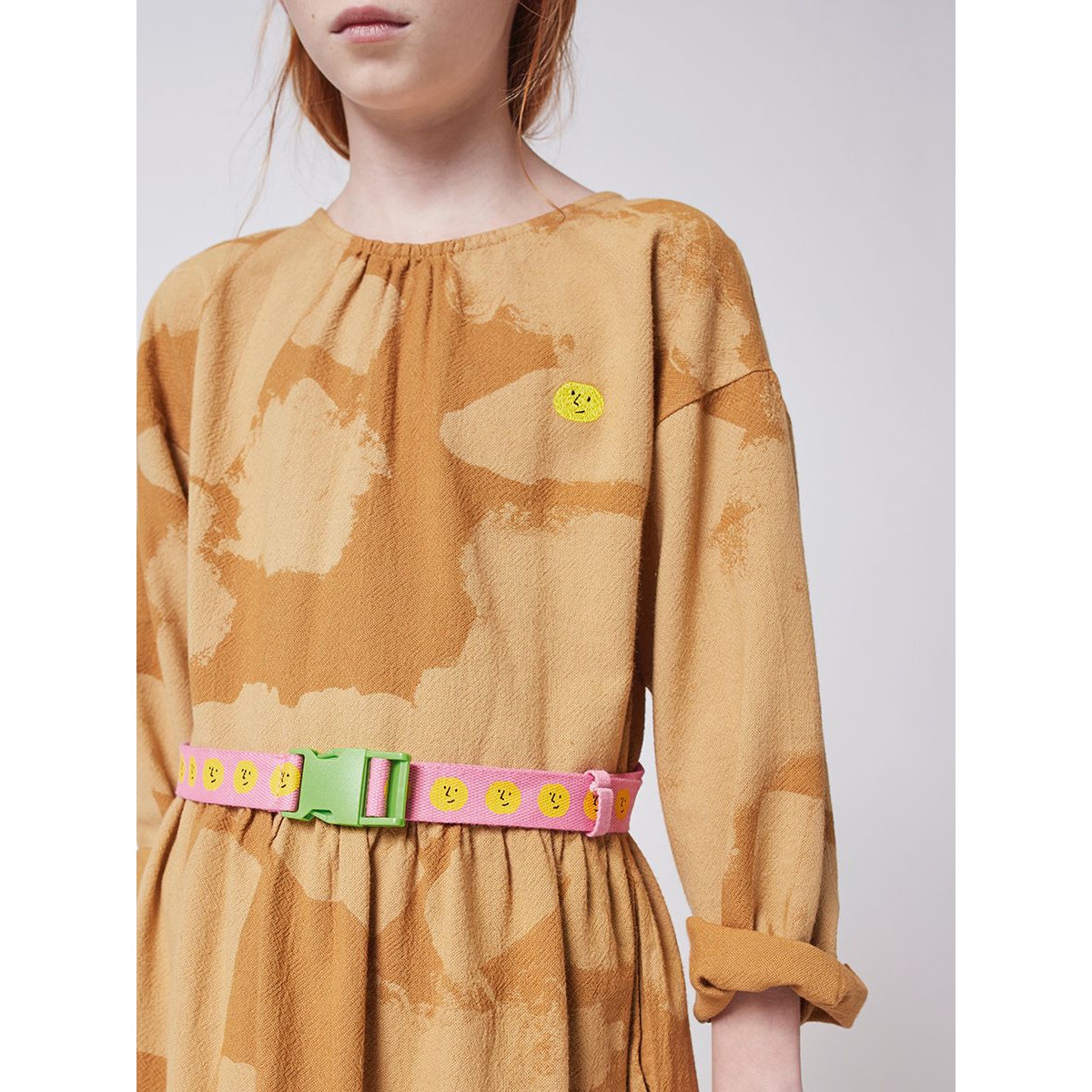 【60%OFF】 From spain BOBO CHOSES Painting All Over woven midi dress 110/120/130