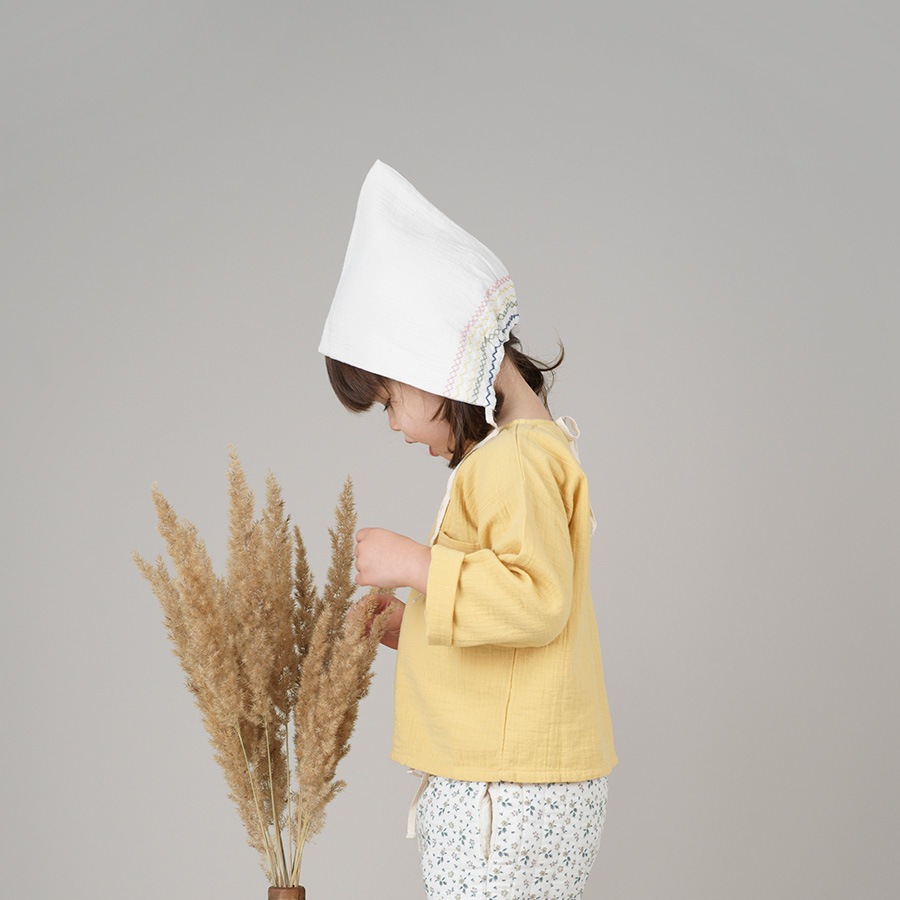 [30%OFF] From Germany liilu pixie bonnet organic cotton　[※1 クリックポスト可]　Hazy Blue S/M