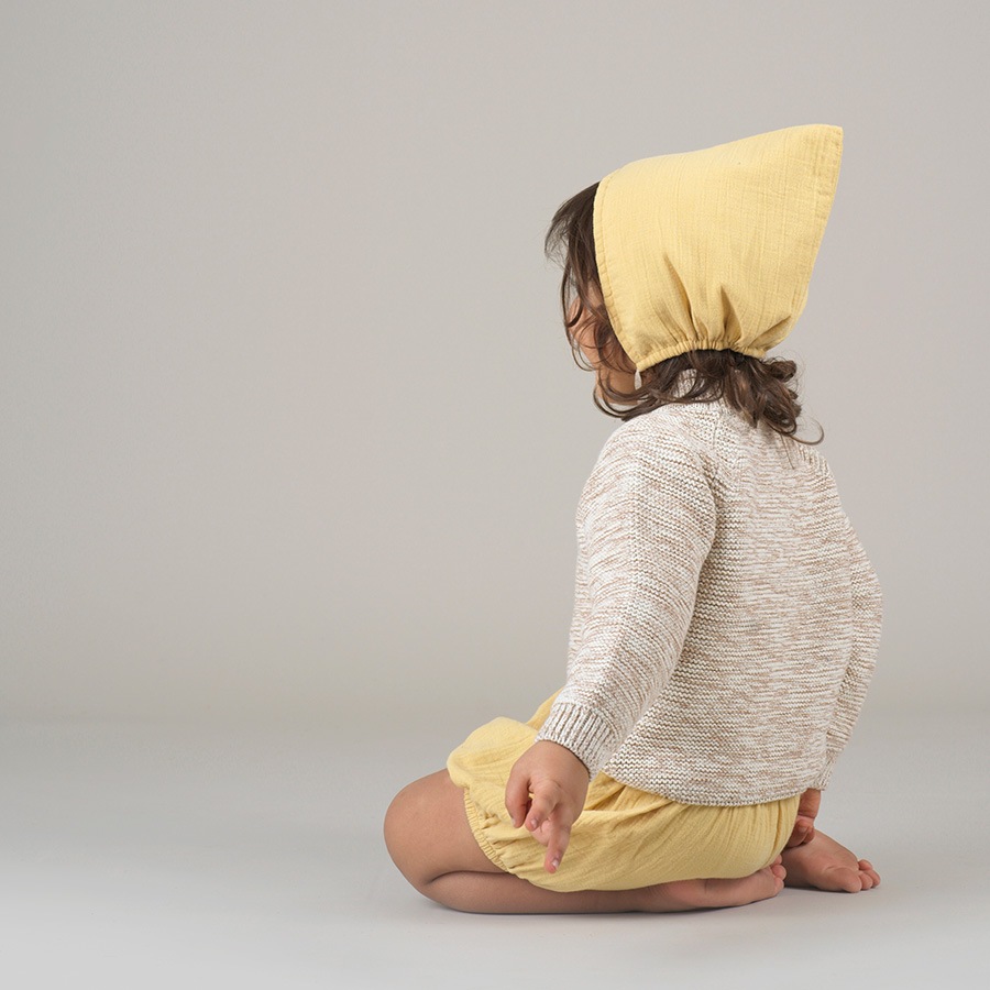 [30%OFF] From Germany liilu pixie bonnet organic cotton　[※1 クリックポスト可]　Hazy Blue S/M