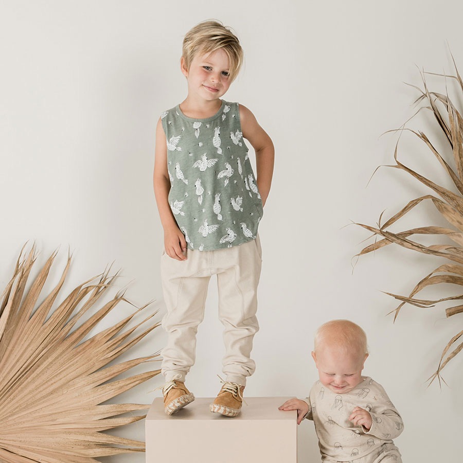 ●Rylee & Cru cockatoo tank 12-18m / 2-3y　 [ネコポス対応可]