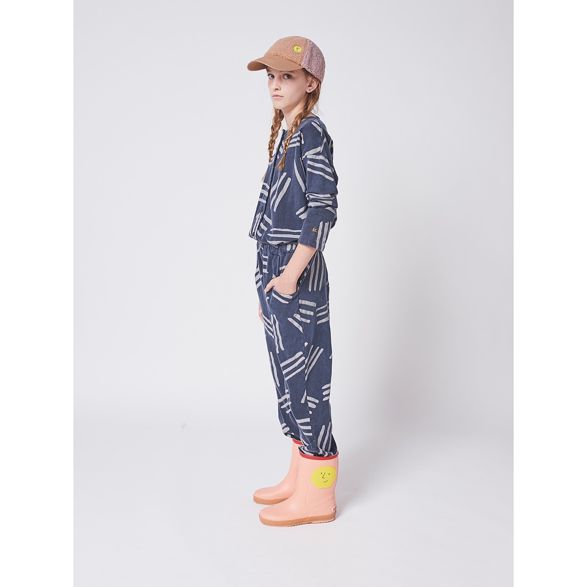 【60%OFF】 From spain Bobo Choses Scratch All Over fleece overall 110/120/130/140-150/150-160 オーガニックコットン