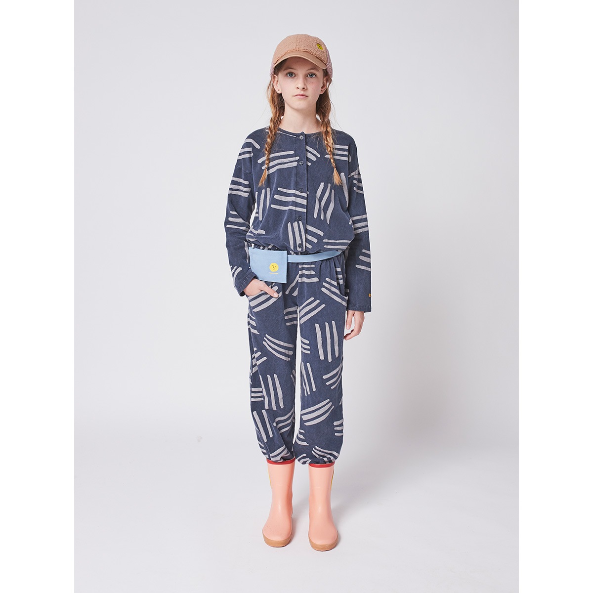 【60%OFF】 From spain Bobo Choses Scratch All Over fleece overall 110/120/130/140-150/150-160 オーガニックコットン