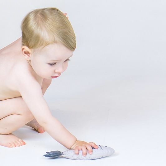 スペインから DON FISHER Baby - Rattle - Fish 魚のラトル