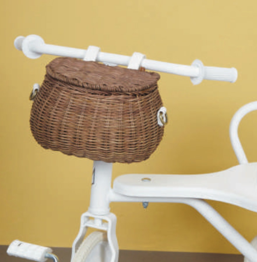 イギリスから Olli Ella オリエラ　CHARI BAGS ポーチにもなる自転車用のカゴ　大人サイズ  [ラッピング不可]