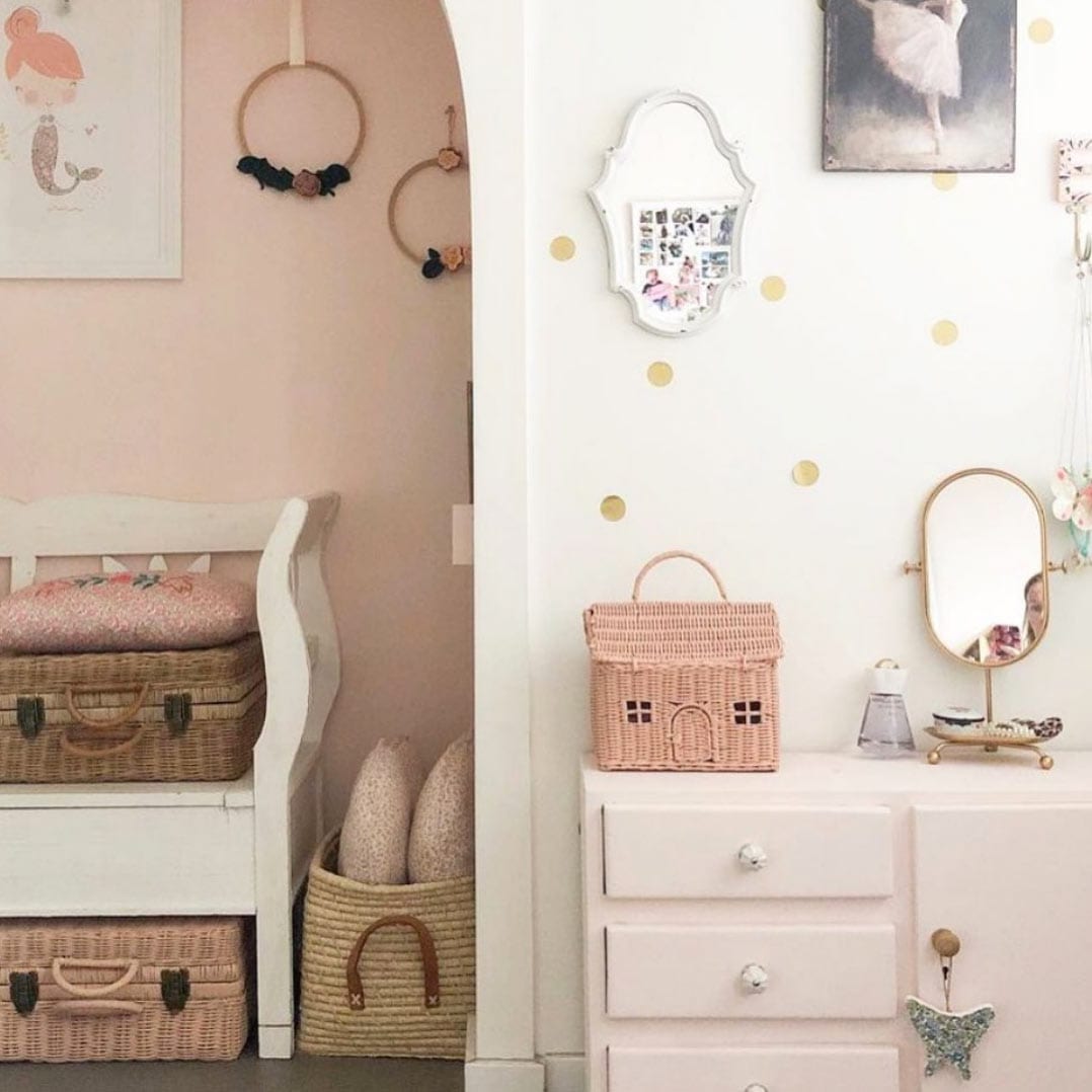 Olli Ella オリエラ　CASA CLUTCH STRAW [ラッピング不可]