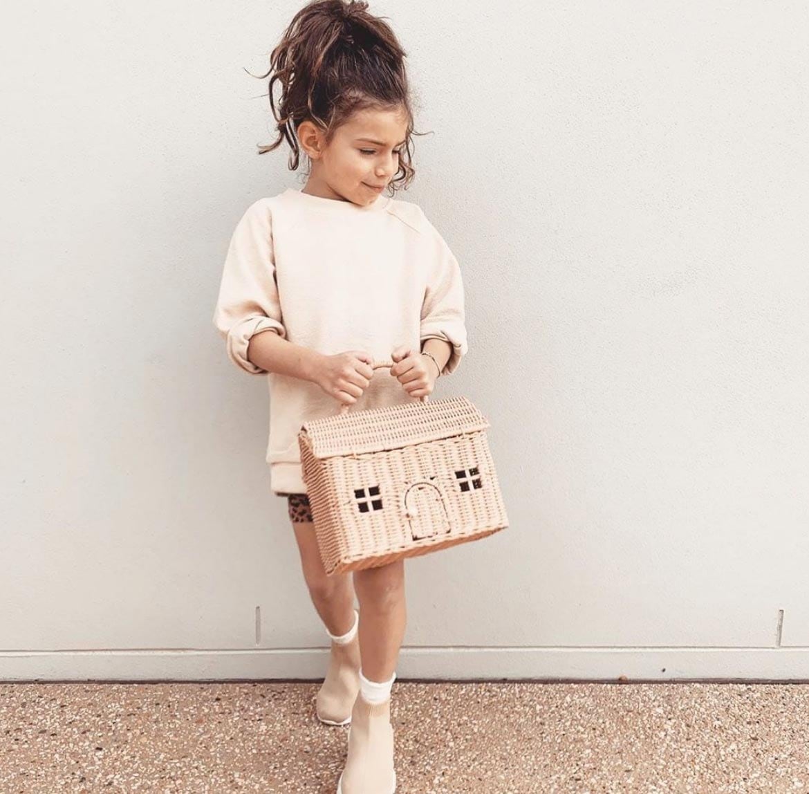 Olli Ella オリエラ　CASA CLUTCH STRAW [ラッピング不可]