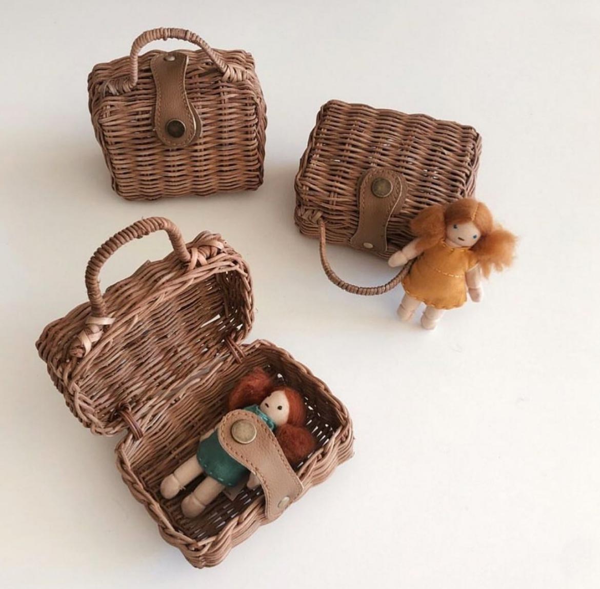 イギリスから Olli Ella オリエラ Doll DOLL TOATY TRUNK - ナチュラル　 [ラッピング不可]