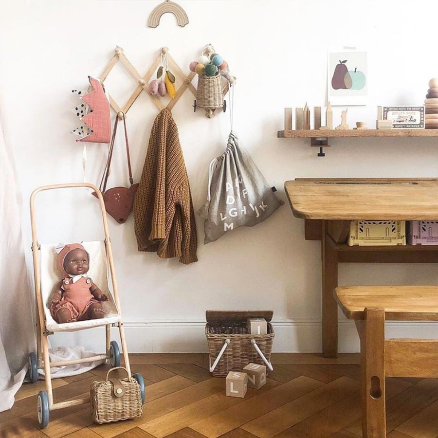 イギリスから Olli Ella オリエラ Doll DOLL TOATY TRUNK - ナチュラル　 [ラッピング不可]