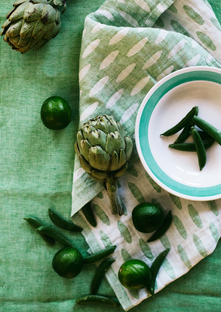 From Finland LAPUAN KANKURIT　HELMI towel 48x70cm white-green 100%リネン