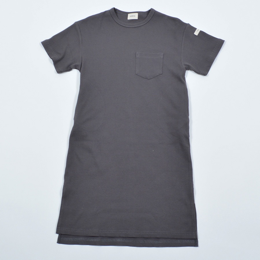 [60%OFF] undeny. リブスリットワンピース M(110-120)/L(130-140)/XL(150-160)
