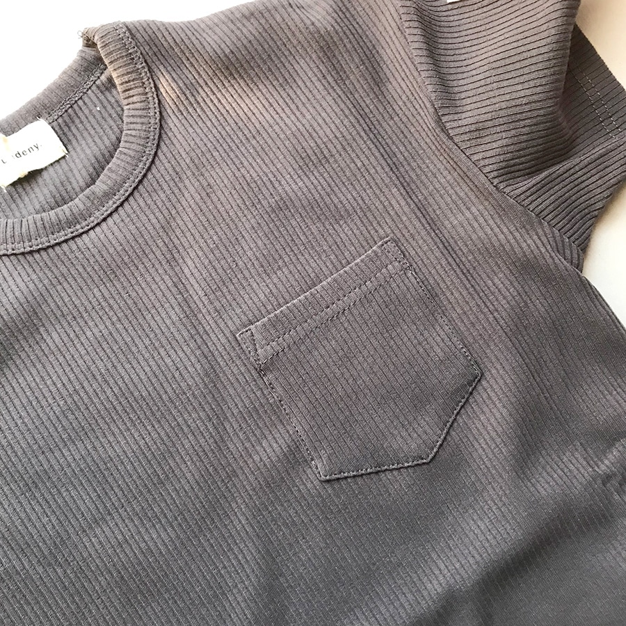 [60%OFF] undeny. リブスリットワンピース M(110-120)/L(130-140)/XL(150-160)