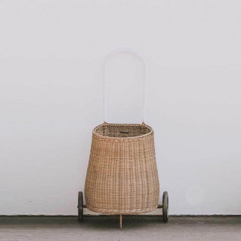Olli Ella オリエラ　Rattan Medium Luggy Basket - Natural 高さ74cm [ラッピング不可]