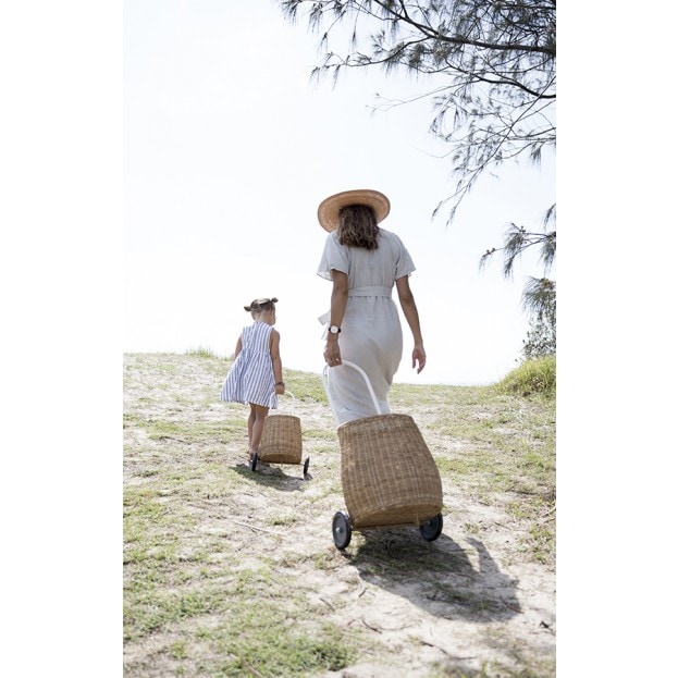 Olli Ella オリエラ　Rattan Medium Luggy Basket - Natural 高さ74cm [ラッピング不可]