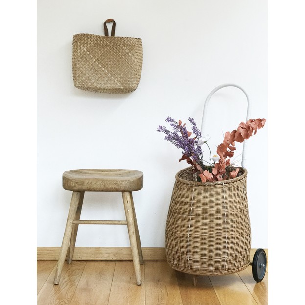 Olli Ella オリエラ　Rattan Medium Luggy Basket - Natural 高さ74cm [ラッピング不可]
