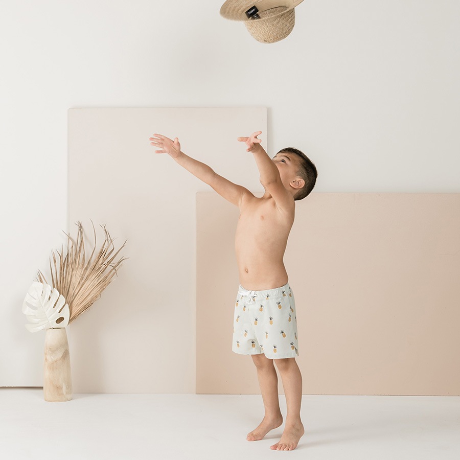 ［40%OFF］Rylee & Cru pineapples swim trunk 2-3y/4-5y/6-7y  [ネコポス対応可]