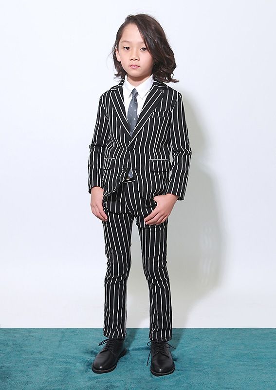 3800円分ポイント付与！　GENERATOR ジェネレーター SLIM FIT ストライプ ジャケット＆パンツ 110/120/- 七五三 卒園　入学