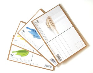 lovi オーナメントカード BIRD（バード）Sサイズ 12.5cm （プライウッド白樺）