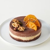 【Xmas専用】（15cm/4.5号）ヴィーガンオレンジ＆チョコレートケーキ（4～6名分）
